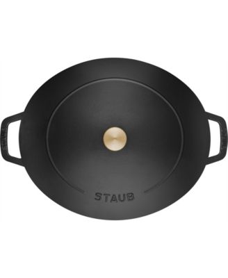 Cast Iron 6.25-Qt Wide Oval Dutch Oven