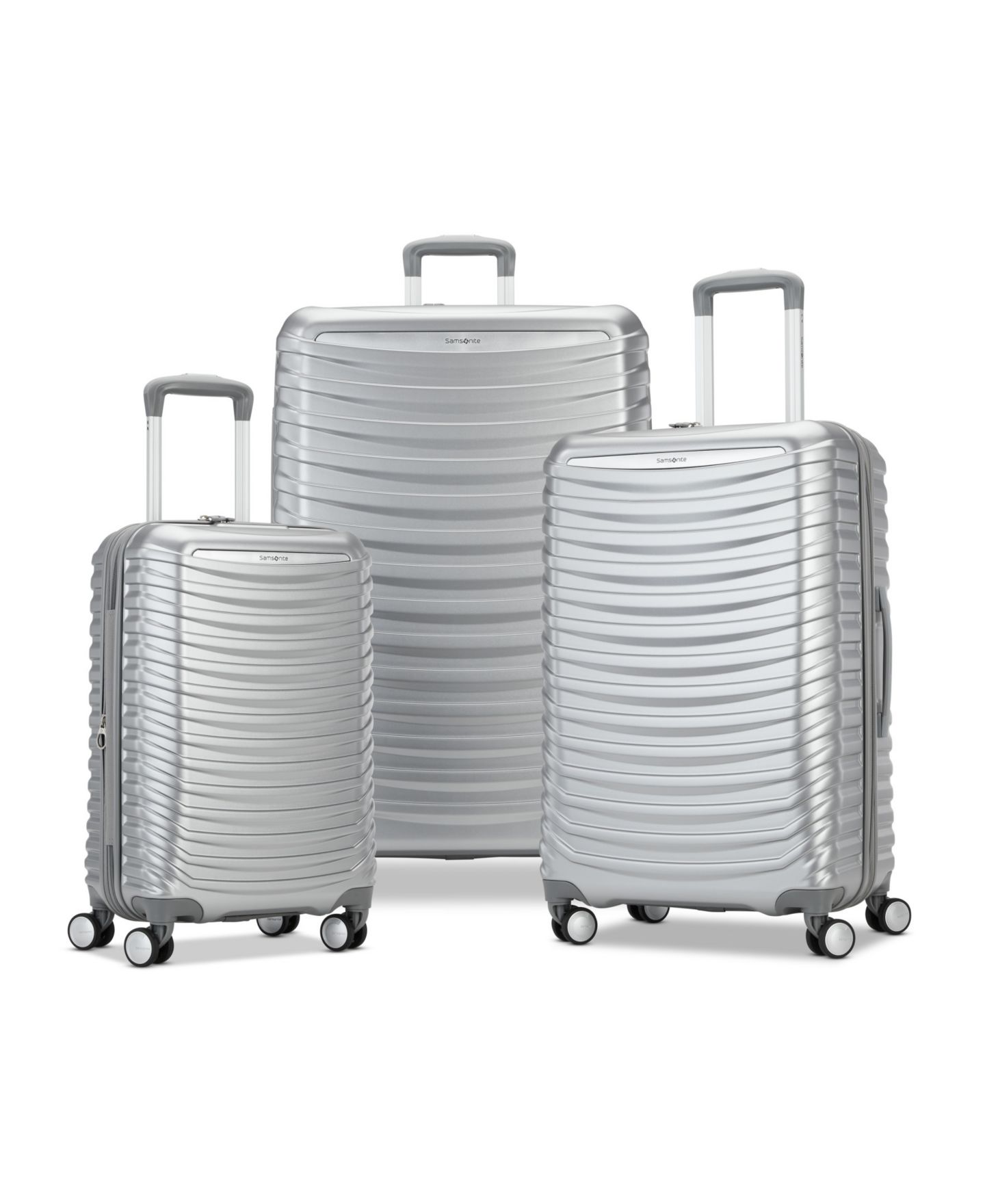 Чемодан Samsonite Spin Tech 6 Large Check-in Spinner, цвет: Серебряный — фото 9