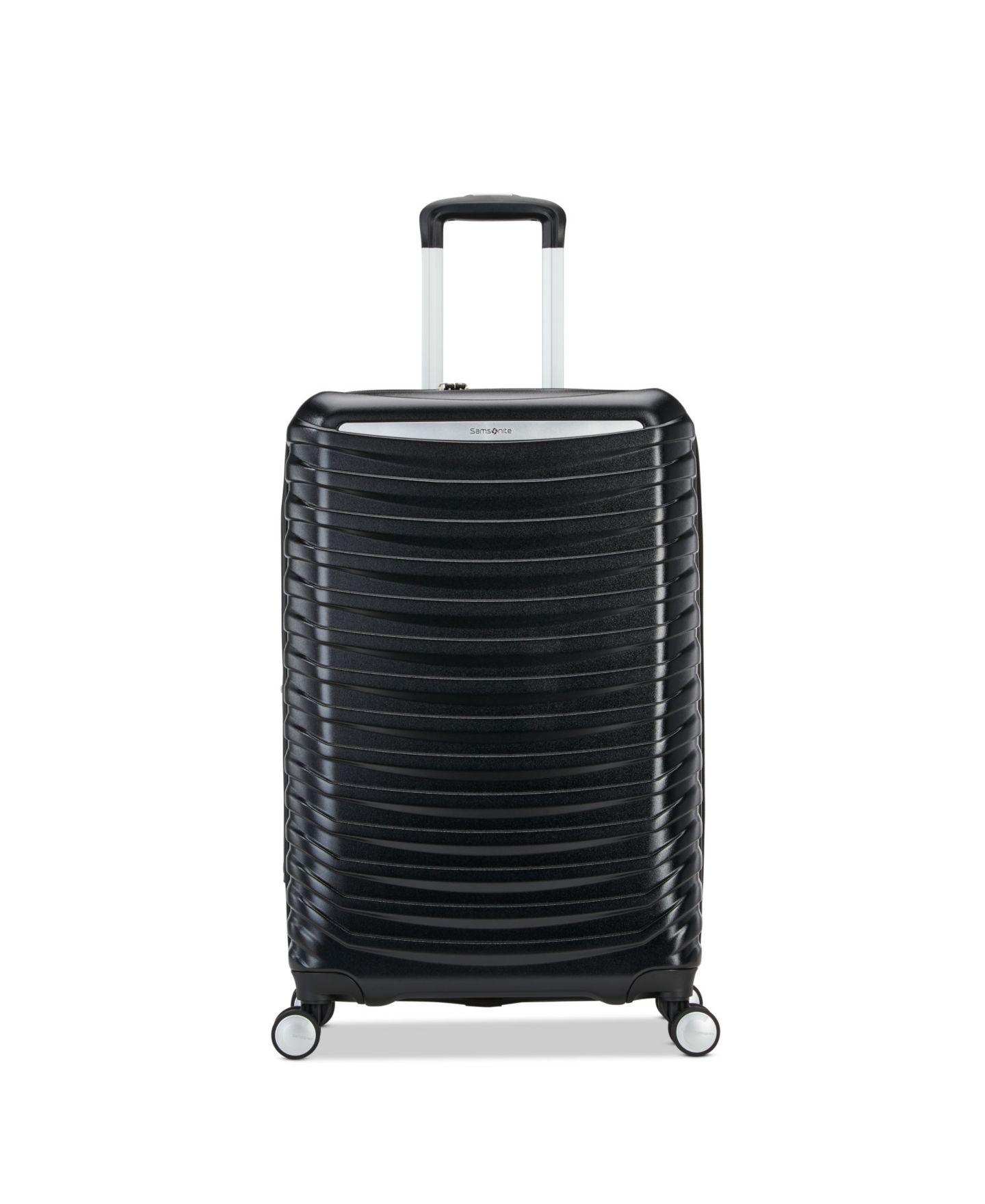 Средний чемодан-спиннер Samsonite Spin Tech 6 для багажа, цвет: Чёрный — фото 2