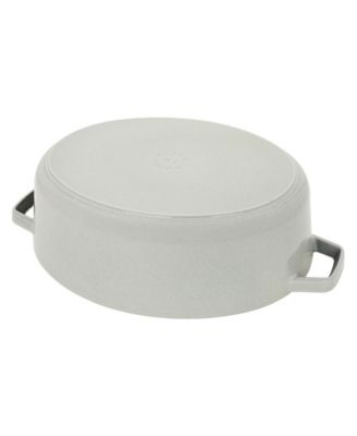 Cast Iron 6.25-Qt Wide Oval Dutch Oven