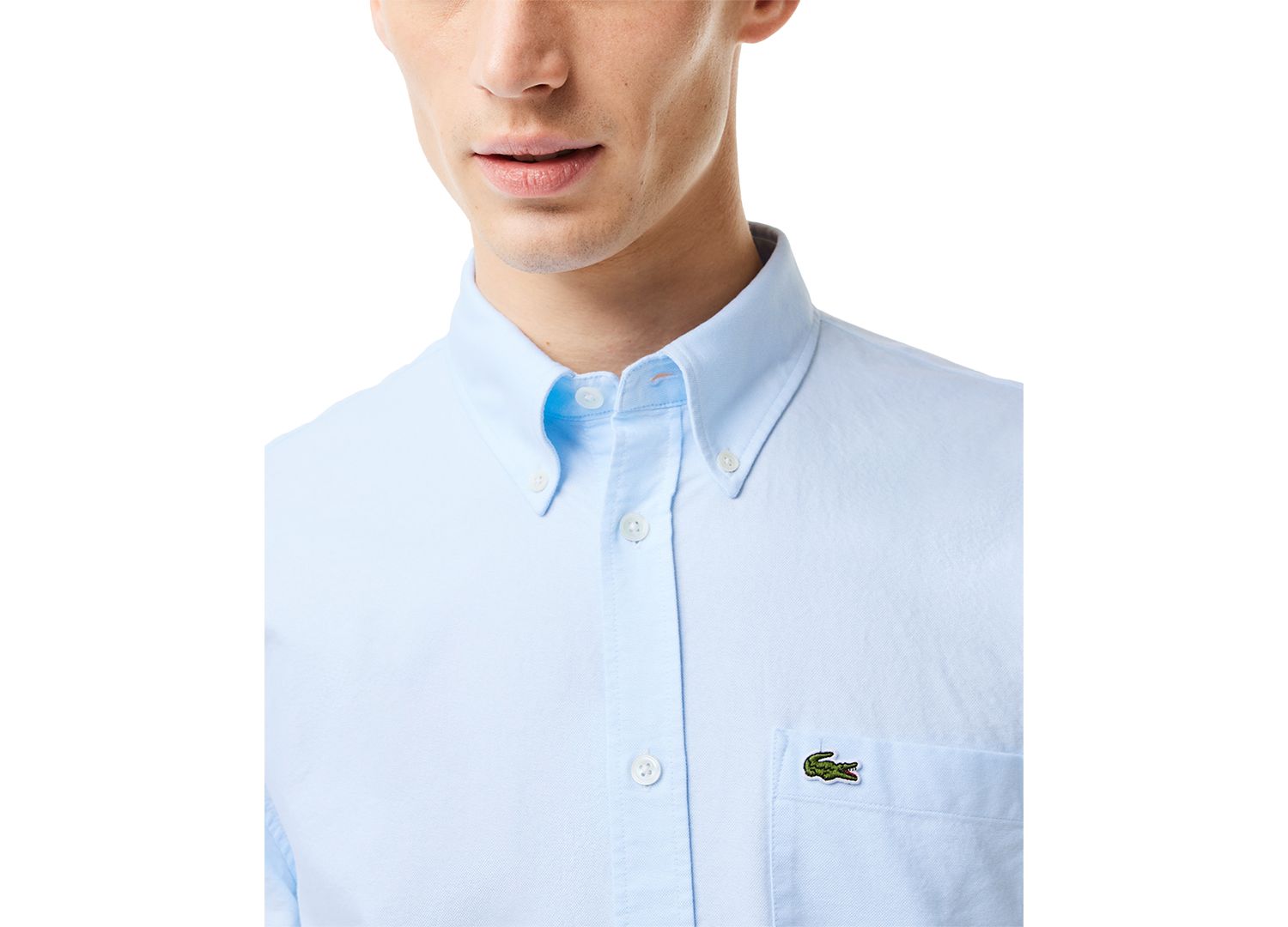 Men's Woven Long Sleeve Button-Down Oxford Shirt