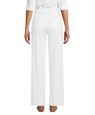 Women's High Rise 5 Pocket Wide Leg Chino Pants