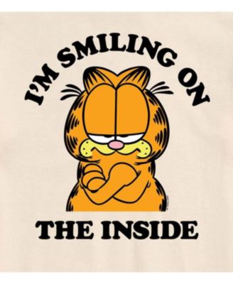 Hybrid Apparel Garfield Smiling Mens Short Sleeve Tee