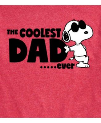 Hybrid Apparel Peanuts Dad Mens Short Sleeve Tee