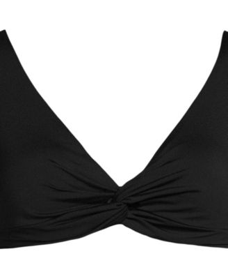 Women's DD-Cup Twist Front Underwire Bikini Swimsuit Top