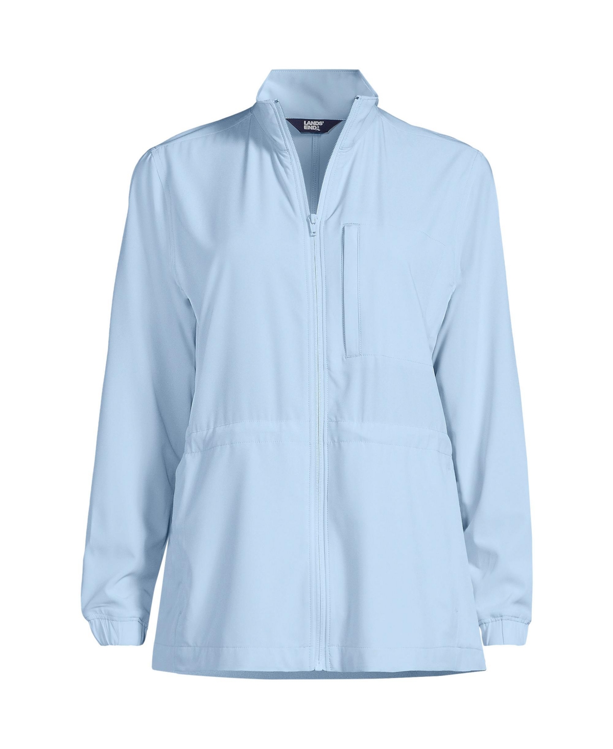 Women's Performance Packable Full Zip Shirt - Soft blue haze