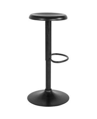 Audrey Retro Style Height Adjustable Barstool With Footrest