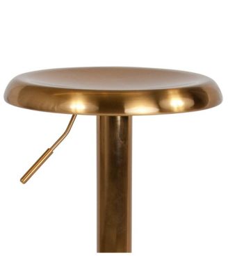 Audrey Retro Style Height Adjustable Barstool With Footrest