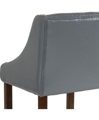 Taylorsville 24 Inch Counter Height Stool With Nailhead Trim