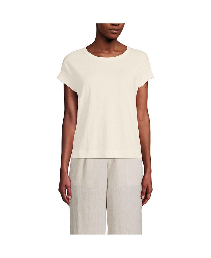 Lands' End Women's Slub TShirt Macy's