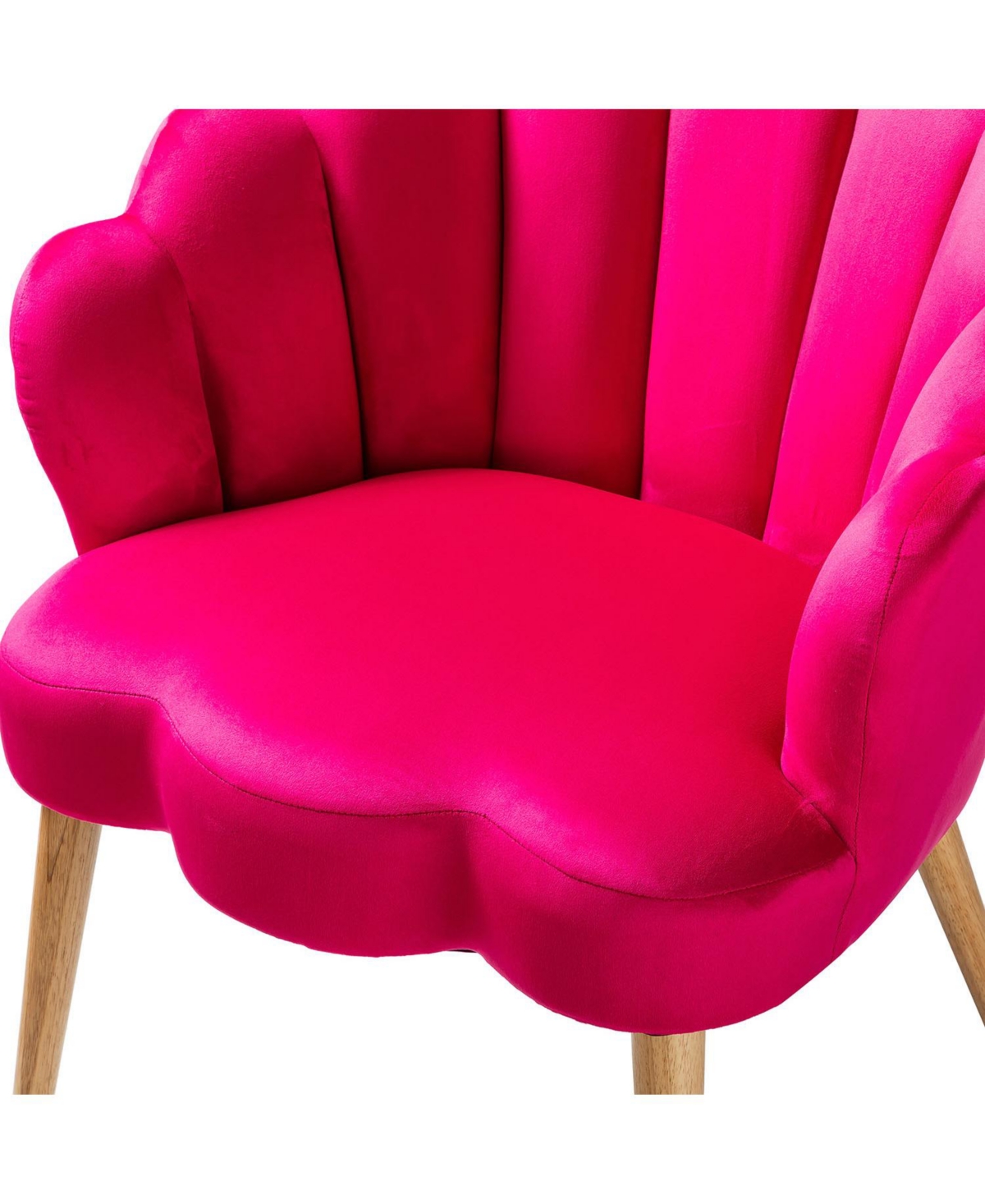 Hulala Home Boho Accent Velvet Upholstered Living Room Chairs for Makeup Room Bedroom