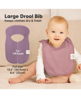 8-Pack Baby Bibs for Boys, Girls, Pull-on Bibs, Baby Drool Bibs for Baby Boy, Baby Girl, Baby Bib Unisex