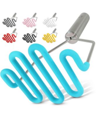 Non-Scratch Potato Masher Kitchen Tool - Durable Stainless Steel Mashed Potatoes Masher