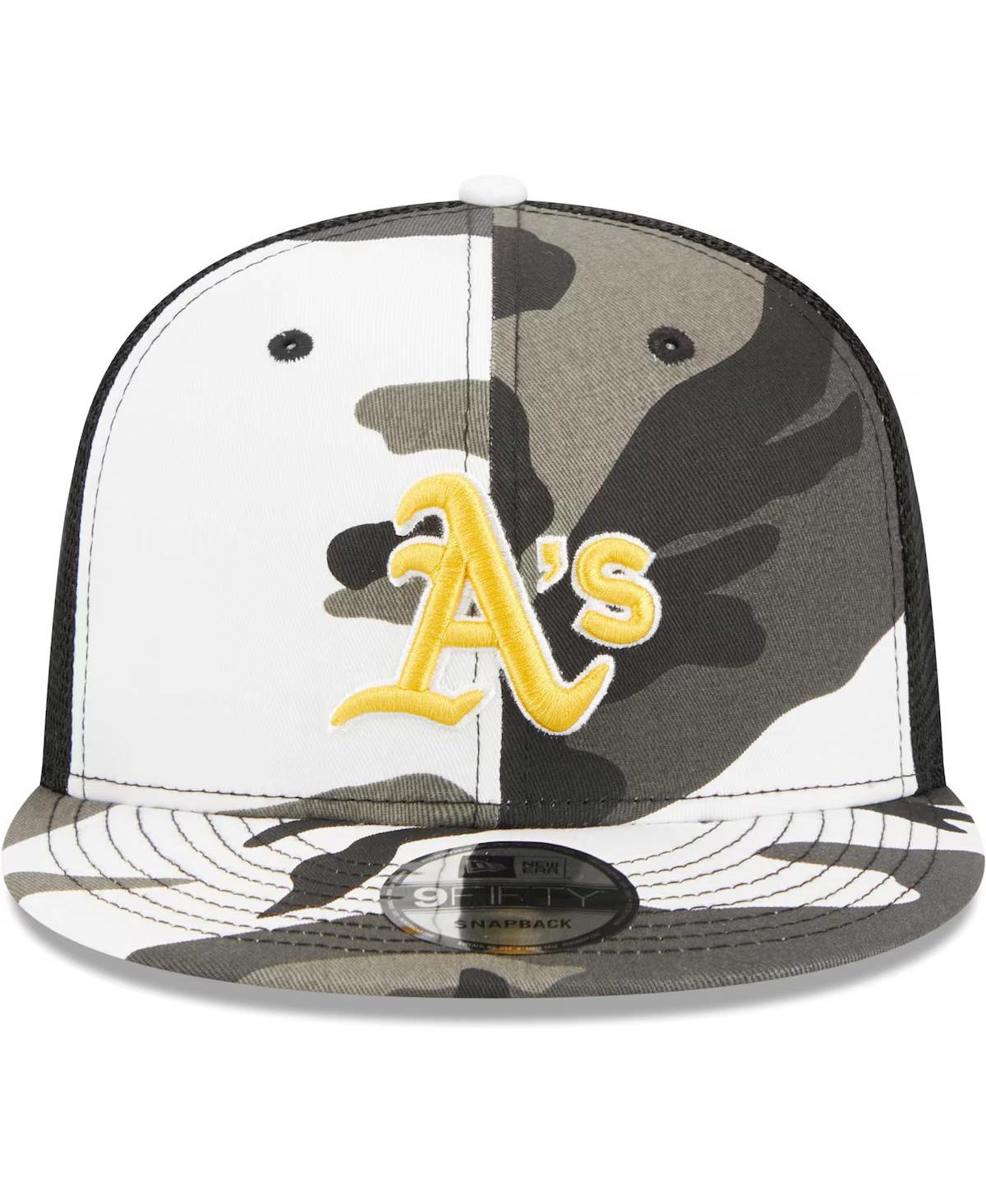 Shop New Era Men's Camo Oakland Athletics Urban Camo Trucker 9fifty Snapback Hat