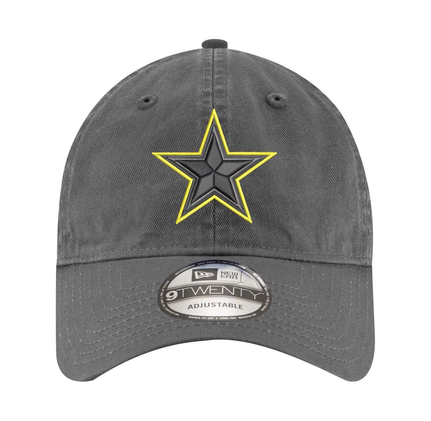 Men's Graphite Dallas Cowboys Volt 9Twenty Adjustable Hat