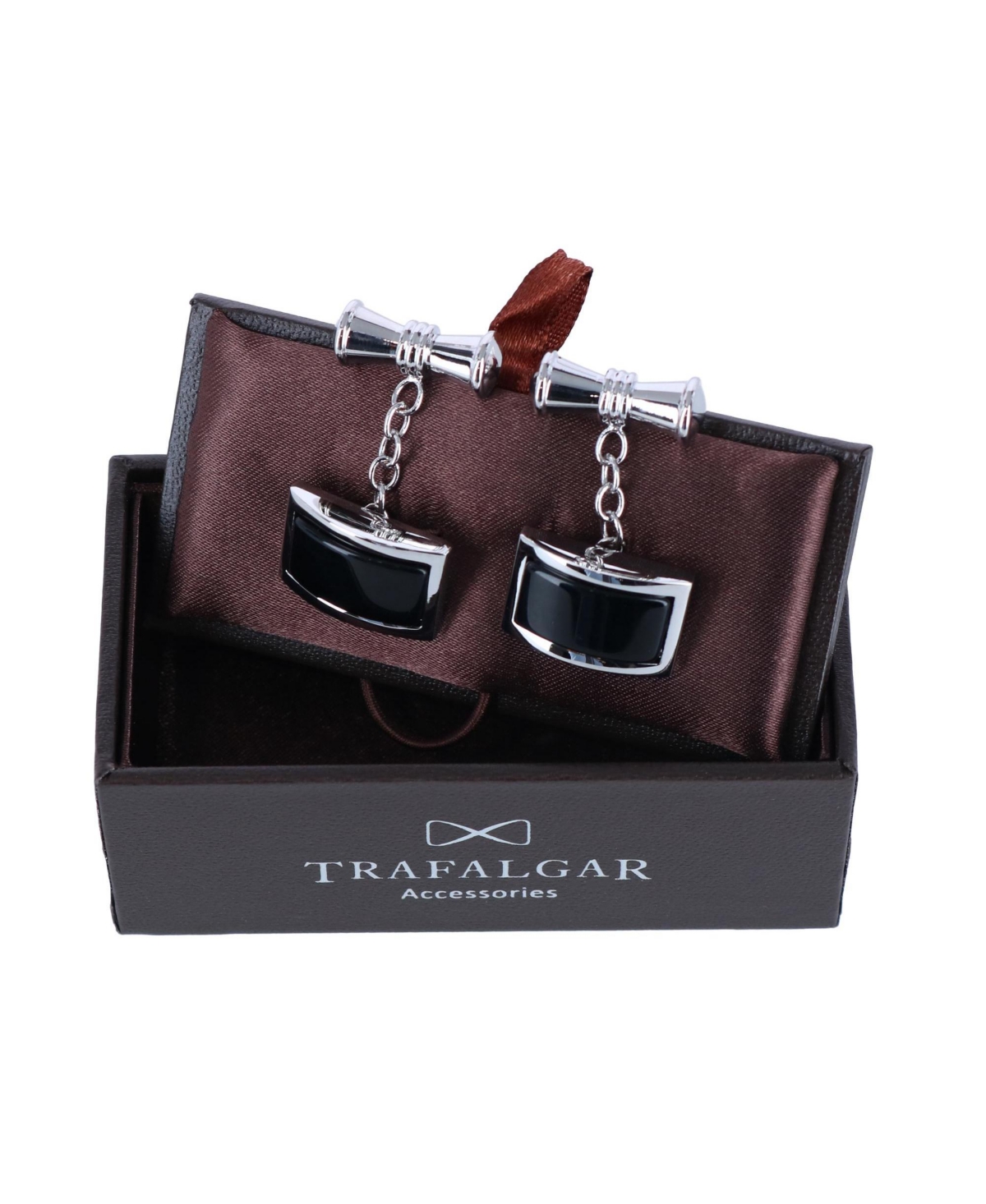 Trafalgar Esteban the Black Agate Cufflinks (1 Pair)