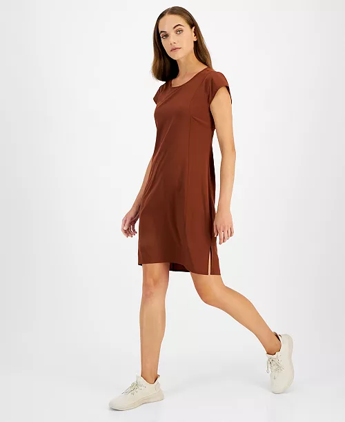 women's commuter side-slit dress, created for macy's
