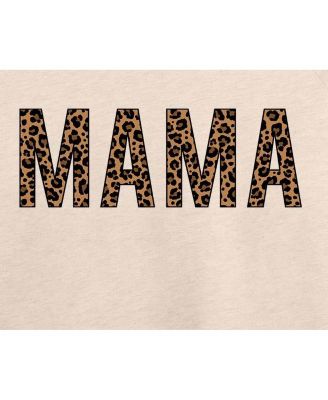 Women's Trendy Plus Size Mama Cheetah Graphic Pullover