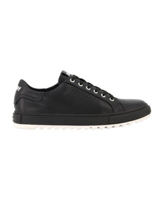 Men's Smooth Leather Sawtooth Sole Sneakers