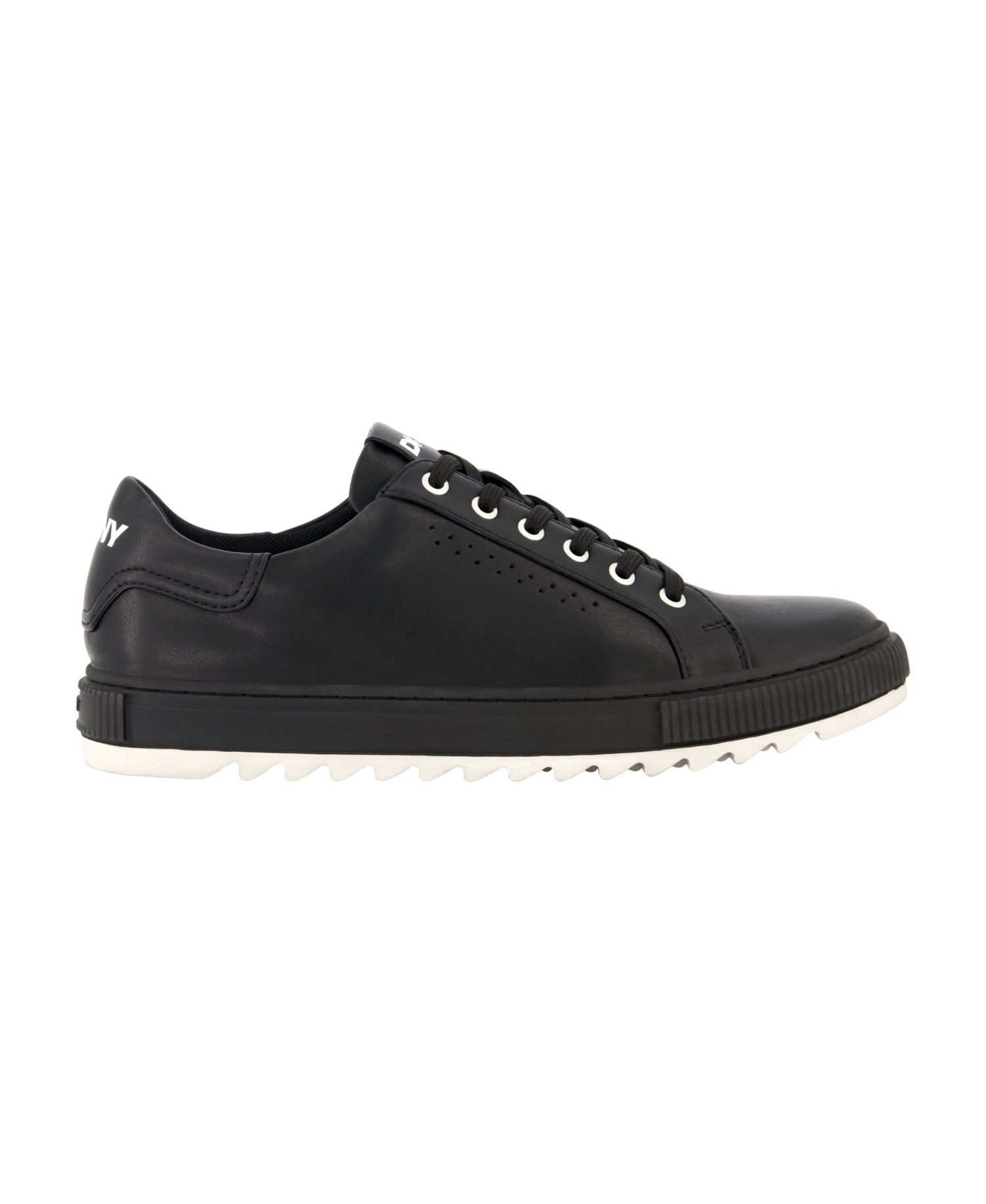 Men's Smooth Leather Sawtooth Sole Sneakers