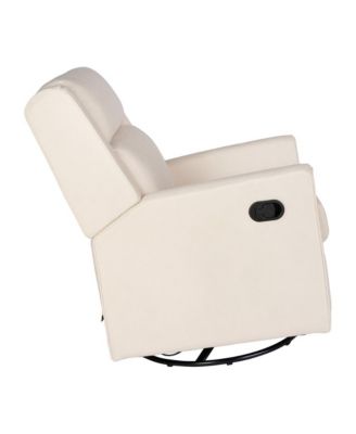 Dara 3-In-1 Traditional Manual Recliner Rocker Swivel Glider Chair