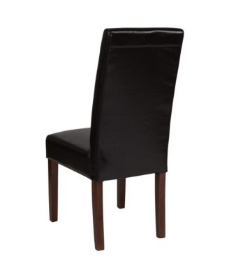 Two Mid-Century Parson'S Chairs And Finished Hardwood Frame For Kitchen, Dining Room & More