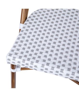 Celia Indoor/Outdoor Stacking Bistro Chair With Aluminum Frame