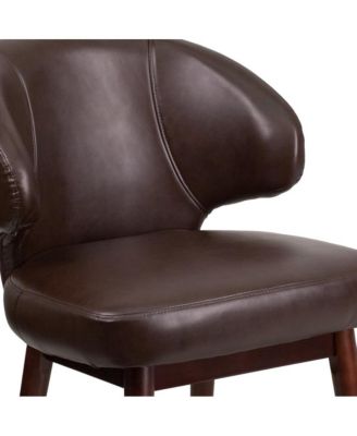 Ambrose Upholstered Accent Chair With Walnut Legs