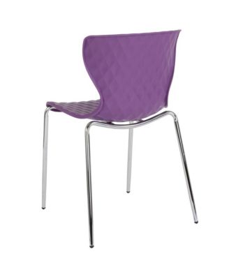 Contemporary Design Accent Dining Plastic Stack Chair