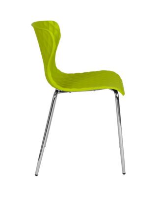 Contemporary Design Accent Dining Plastic Stack Chair