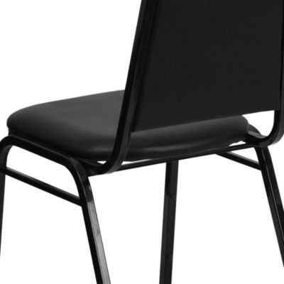 Trapezoidal Back Stacking Banquet Dining Chair - 2.5" Thick Seat