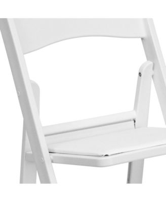 Set Of 4 Plastic Weight Capacity Indoor/Outdoor Resin Folding Chairs