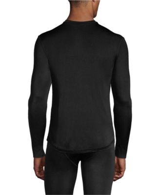 Men's Silk Long Underwear Crew Neck