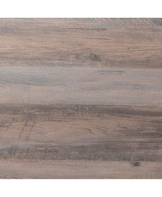 Green River Modern Farmhouse Engineered Wood End Table And Powder Coated Steel Accents