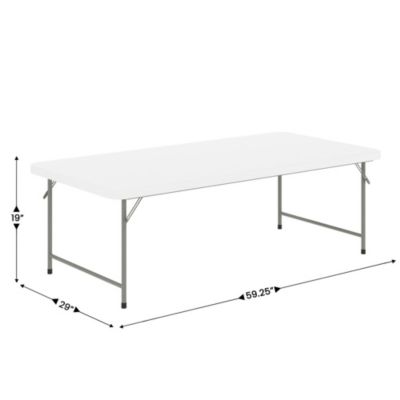4.93-Foot Kid&#39;S Plastic Folding Activity Table - Play Table