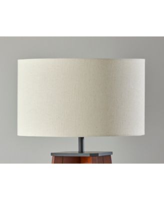 59.75" Wood Kirby Shelf Floor Lamp