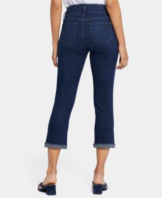 Women's Chloe Capri Jeans with Cuffs