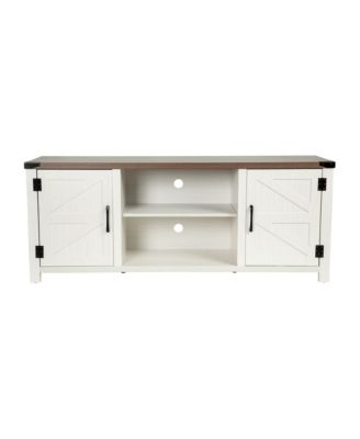 Cambria Barn Door Style 59" Tv Stand For Up To 65" Tv