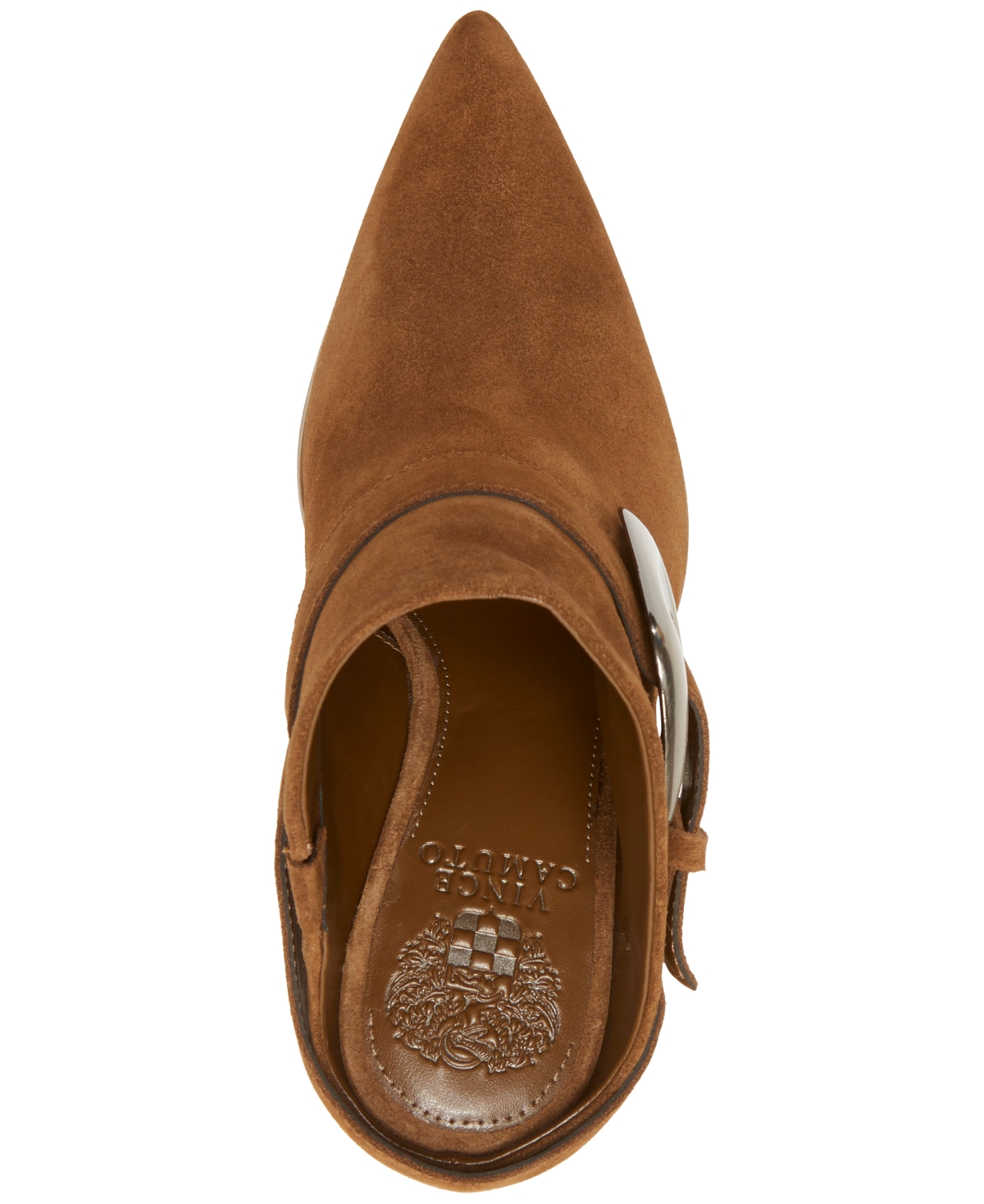 Vince Camuto Women's Baily Pointed-Toe Buckled Dress Mules