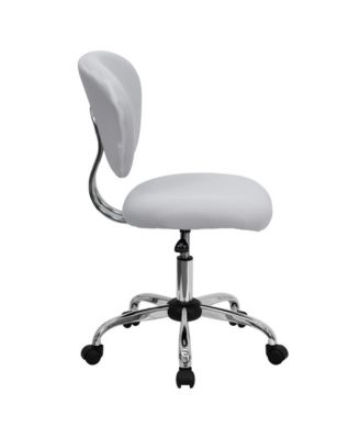 EMMA + OLIVER  Mid-Back Mesh, Padded, Chrome   Swivel, Ergonomic  Task Office Chair