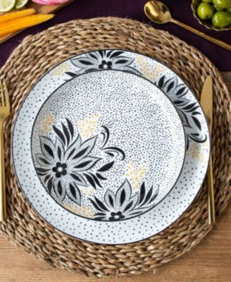 Sara Miller Artisanne Noir Salad Plates, Set of 4