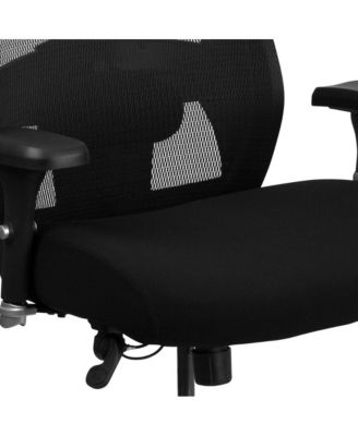 24/7 Intensive Use Big & Tall 500 Lb. Rated Mesh Executive Swivel Ergonomic Office Chair With Ratchet Back