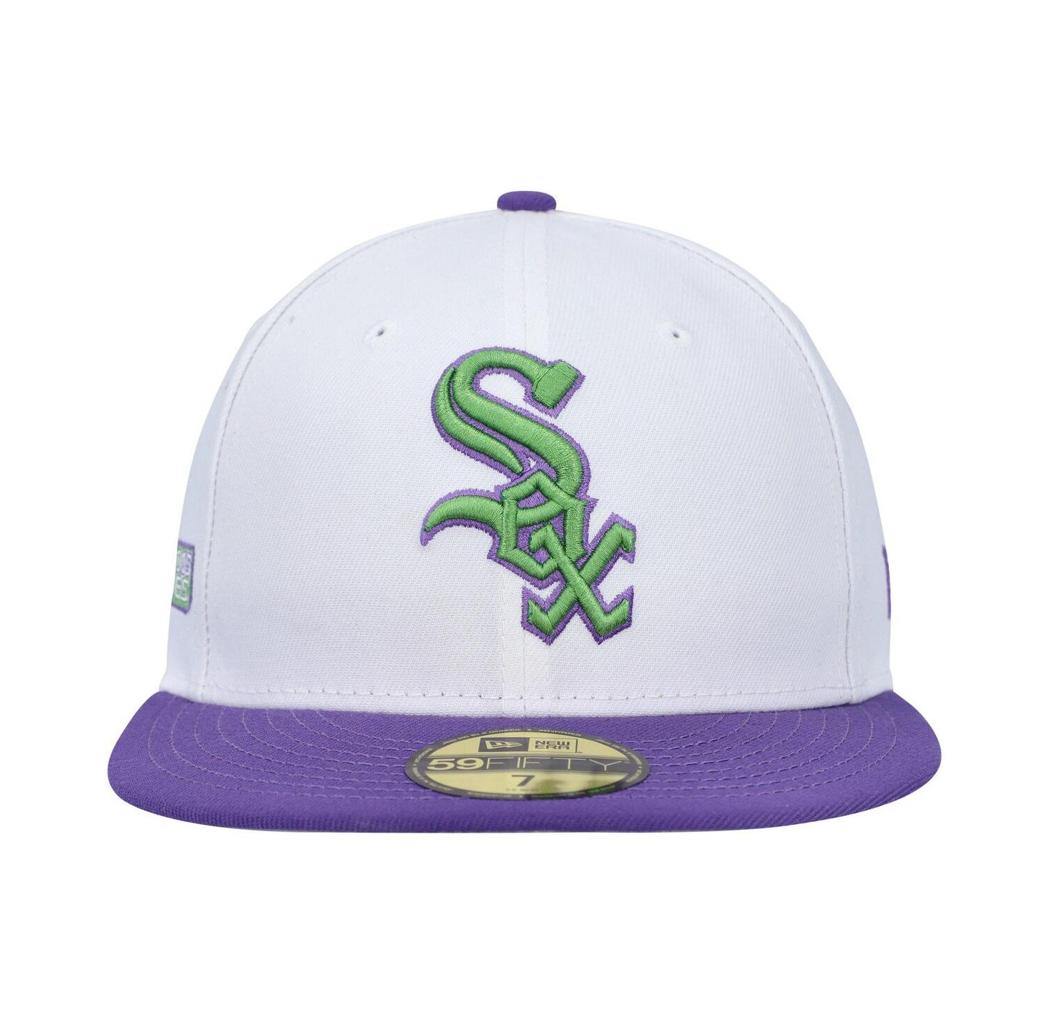 Men's White Chicago White Sox Side Patch 59Fifty Fitted Hat