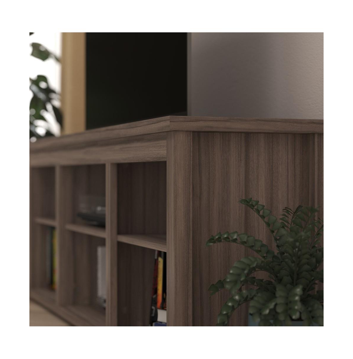 Merrick Lane Fincastle 6 Cubby Tv Stand For Up To Tv'S