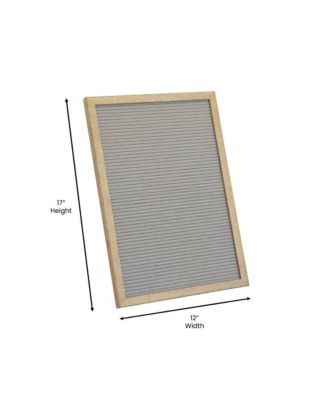 Bellamy 12" x 17" Wood Letter Board Set With Felt Facing