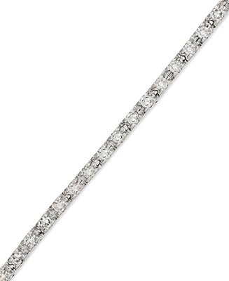 Macy's Diamond Tennis Bracelet in 14k White Gold (1/2 ct. t.w. 