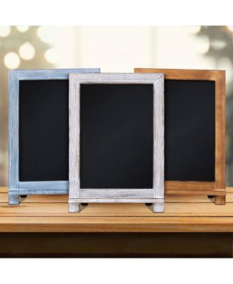 Hanging Or Tabletop Chalkboard With Legs/Wedding Table Sign/Kitchen Countertop Memo Board