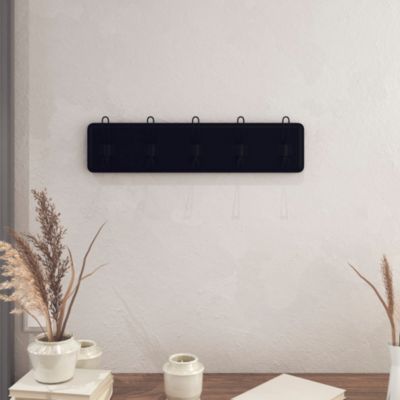 Rustic Coat Rack With Hooks -Wall Mount Coat Rack - Solid Pine Wood Entryway Hanger - Farmhouse Coat Rack For Kitchen, Bedroom