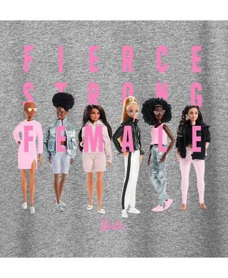 Trendy Plus Size Fierce, Strong Barbie Graphic T-Shirt