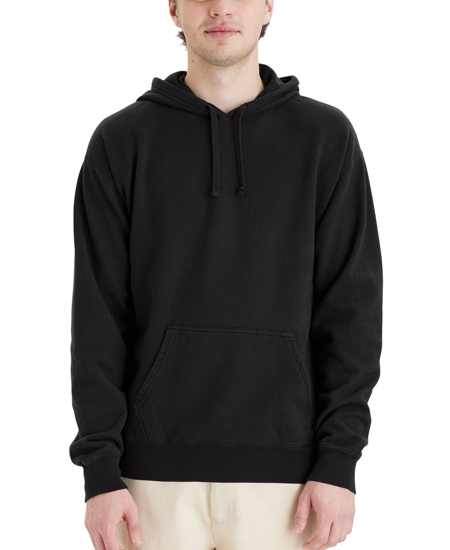 Men's Garment Dyed Fleece Hoodie